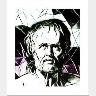 Lucius Annaeus Seneca Black and White Portrait | Lucius Annaeus Seneca Artwork 3 Posters and Art